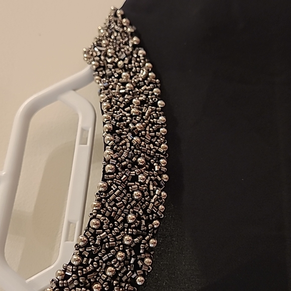 Rock & Shine Beaded High Neck Blouse size Small - Picture 2 of 9